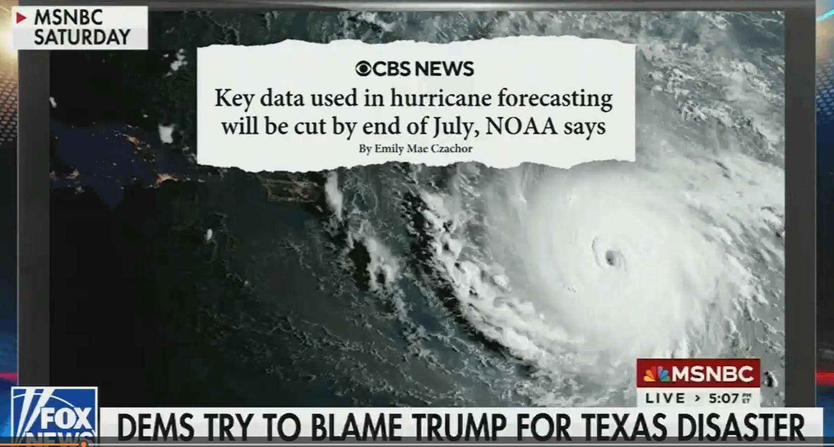Fox News relentlessly politicized extreme weather events during the Biden era. Now it’s accusing Democrats and the media of politicizing the Texas flooding. | Legacy media highlighted Trump administration funding cuts and staffing shortages at agencies that forecast and respond to extreme weather