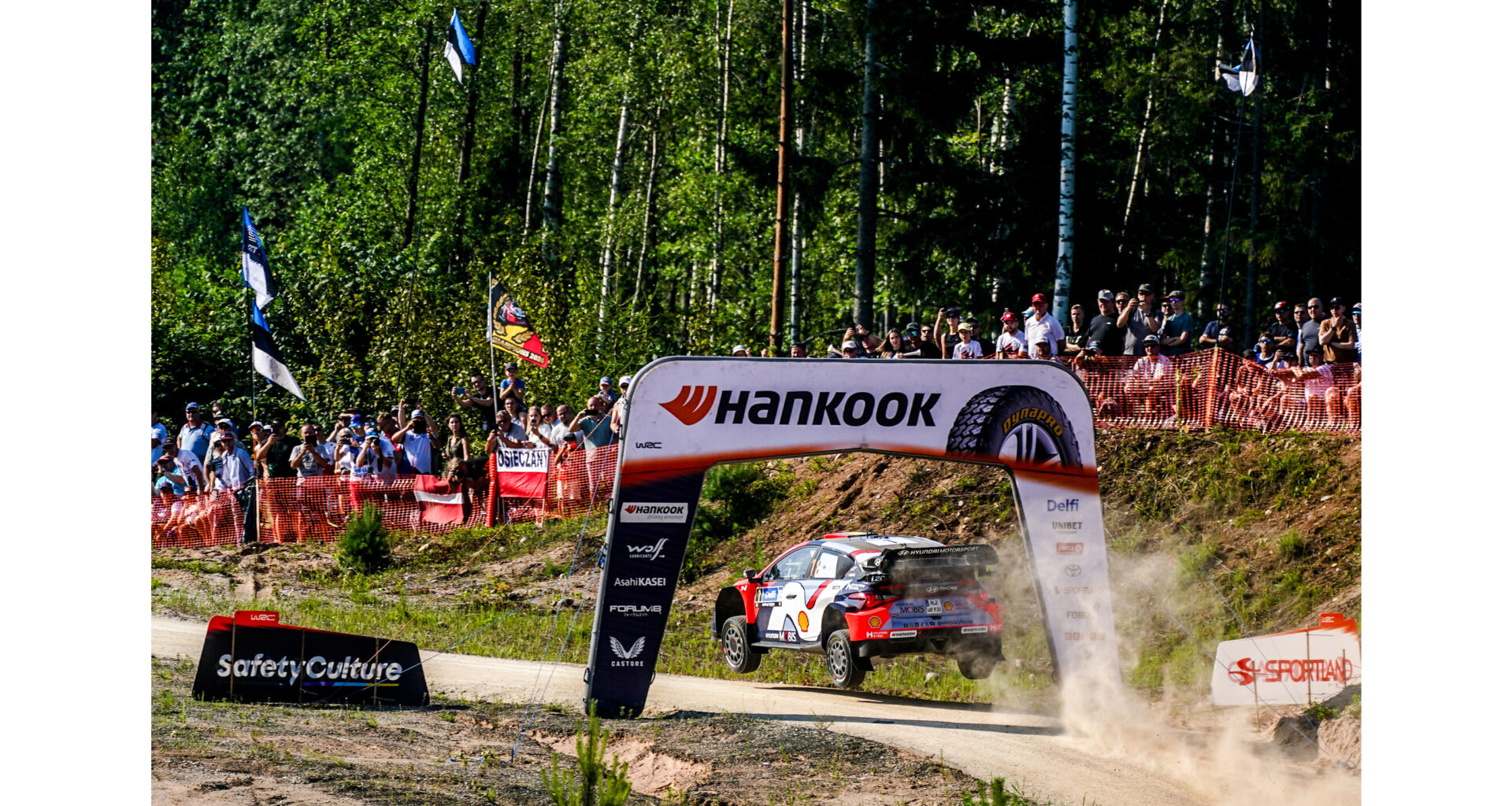 Hankook Backs Round 9 of the FIA World Rally Championship in Finland as Exclusive Tire Supplier