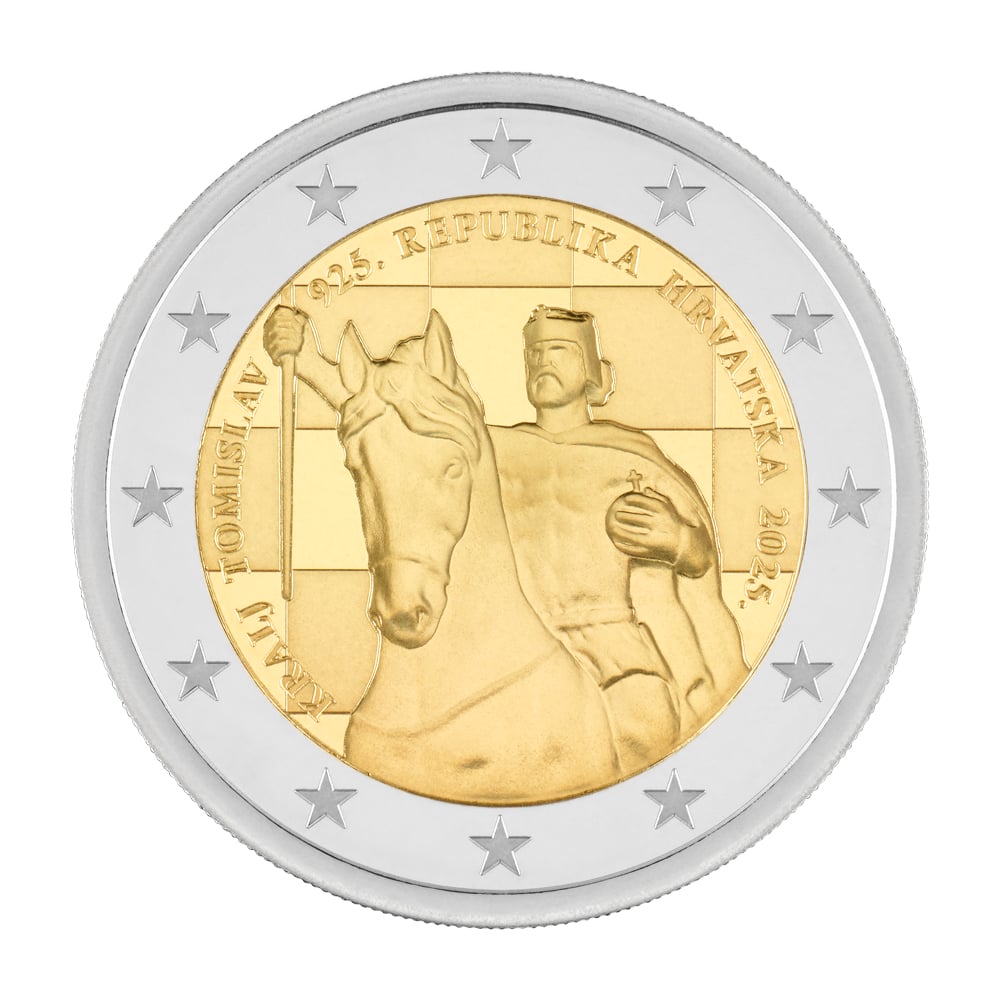  2 euro coin King Tomislav