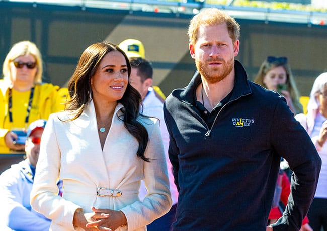 Prince Harry and Meghan Markle at the Invictus Games