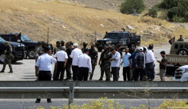 PKK fighters begin handing over weapons at ceremony