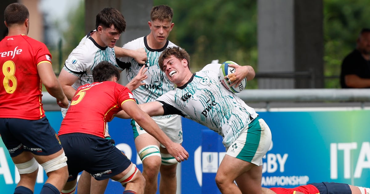 Ireland Under-20s finish World Championship campaign with narrow win over Spain – The Irish Times