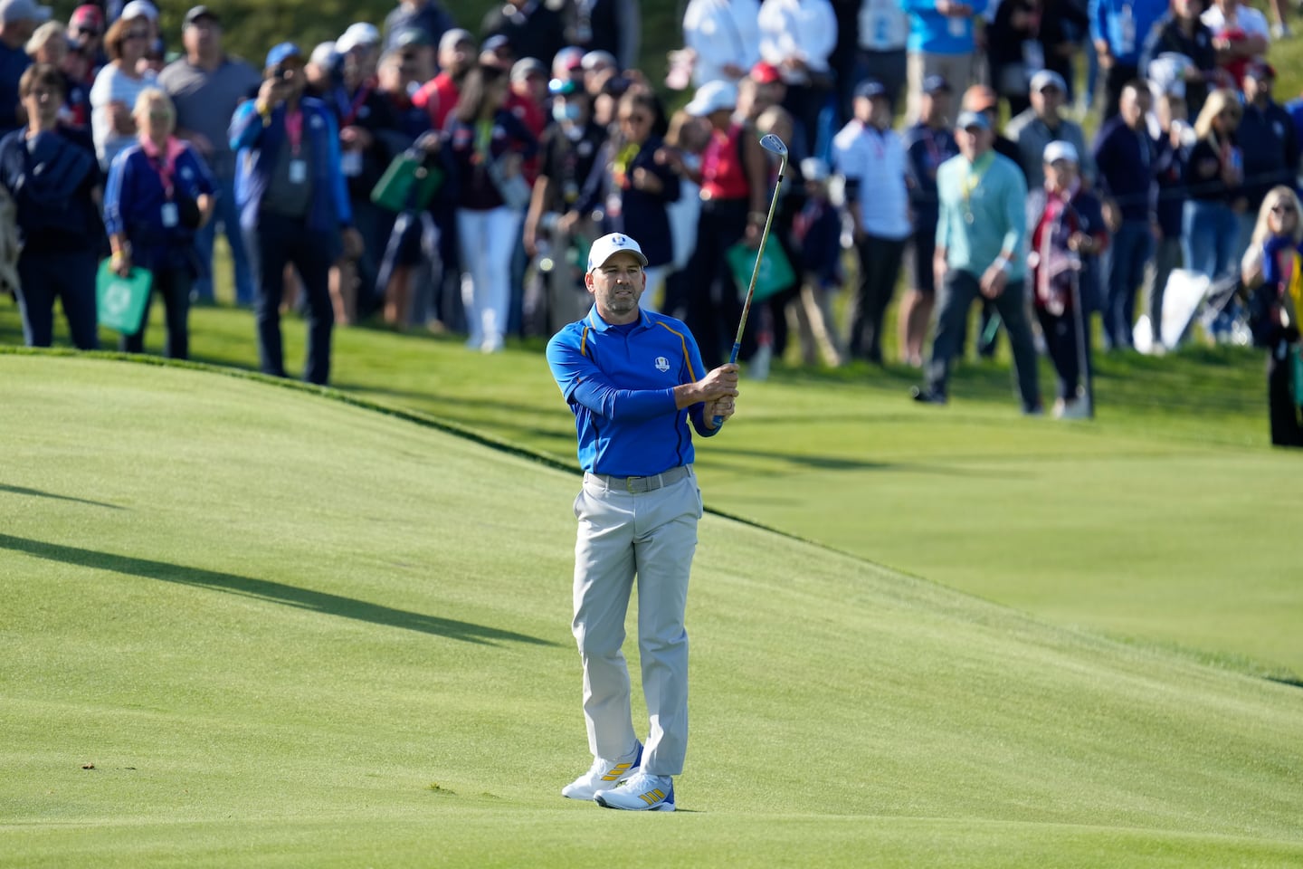 Spain's Sergio Garcia, shown here during the 2021 Ryder Cup, will get to play the 2031 edition in his home country.
