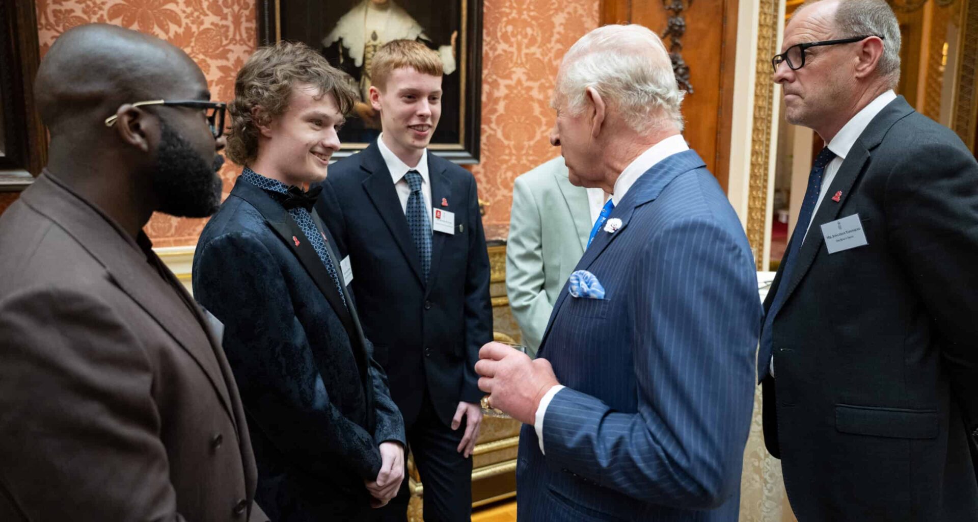 Award-winning Armley students meet King Charles