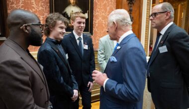 Award-winning Armley students meet King Charles