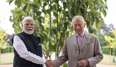 Modi concludes UK visit with 'green gesture' to King Charles
