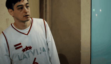 Famous Singer George joji Miller wearing a Latvia shirt. This is sooo cool.