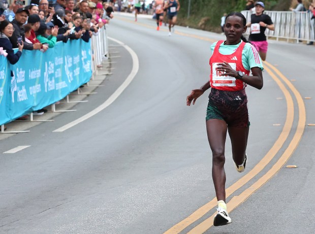 2025 Wharf to Wharf womens winner Atsede Tesema cruises to...