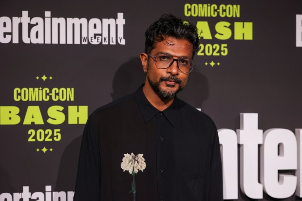 Utkarsh Ambudkar attends Entertainment Weekly's Comic-Con Bash on Saturday, July 26, 2025, in San Diego. (Photo by Andrew Park/Invision/AP)