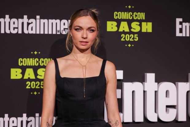 Jess Bush attends Entertainment Weekly's Comic-Con Bash on Saturday, July 26, 2025, in San Diego. (Photo by Andrew Park/Invision/AP)