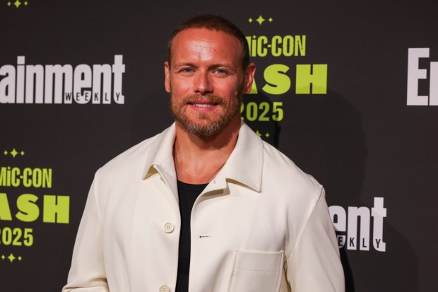 Sam Heughan attends Entertainment Weekly's Comic-Con Bash on Saturday, July 26, 2025, in San Diego. (Photo by Andrew Park/Invision/AP)