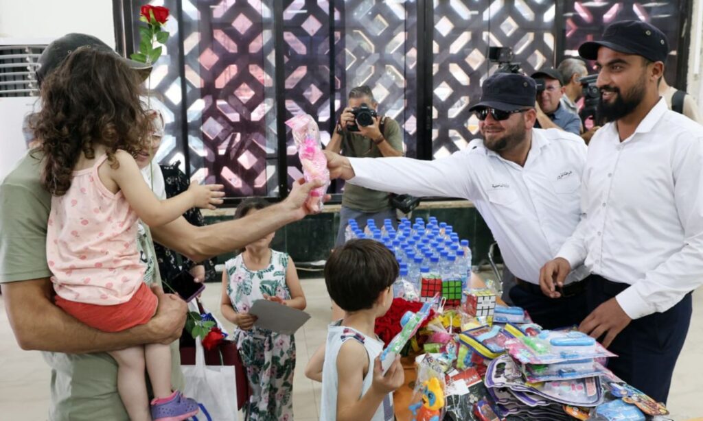 Reception of Syrian refugees returning from Lebanon via the Jdeidet Yabous border crossing – 29 July 2025 (SANA)