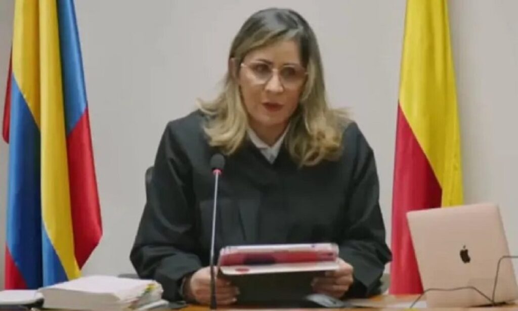 Sandra Heredia, judge in the Uribe case.