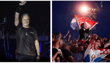 Croatian singer Thompson "conquers" Zagreb, almost half a million people at his concert