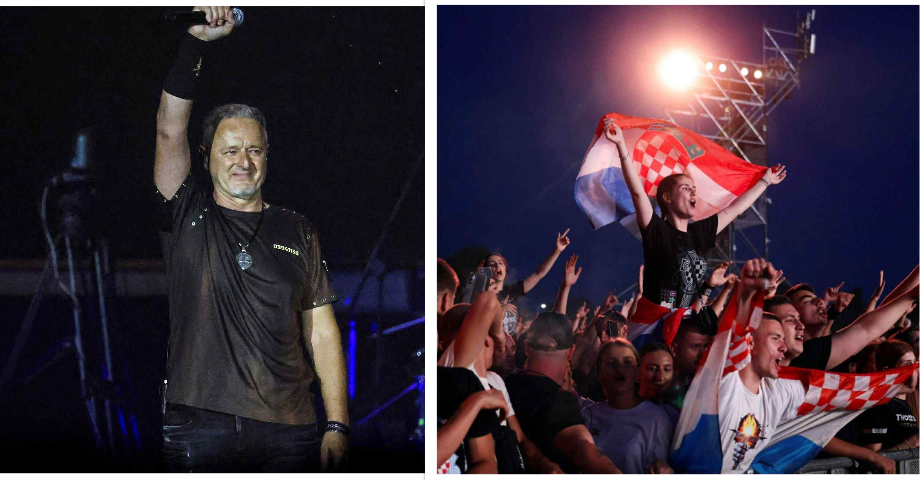 Croatian singer Thompson "conquers" Zagreb, almost half a million people at his concert