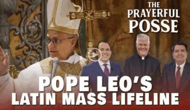 The Pope’s Latin Mass Lifeline. Will This Be A Trend?