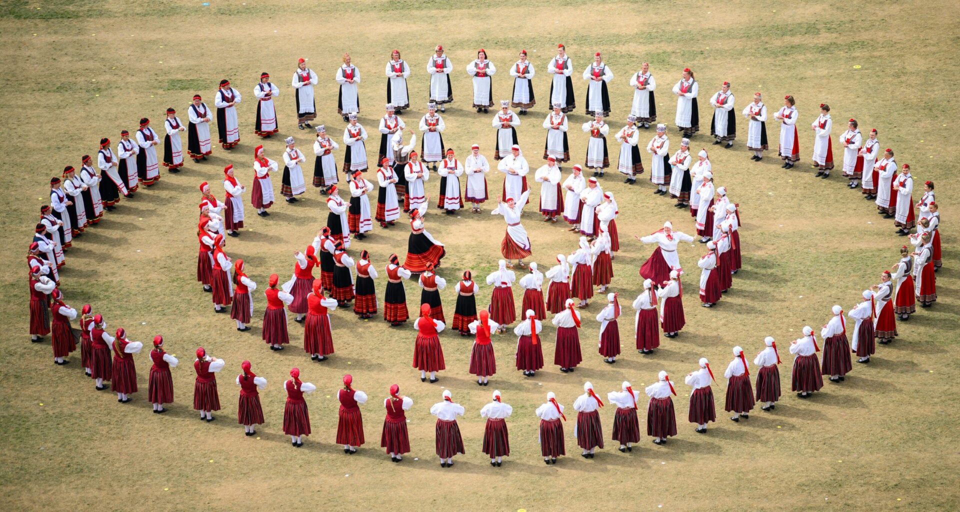 the Estonian Song and Dance Celebration unites 11,000 dancers in a moving display of identity