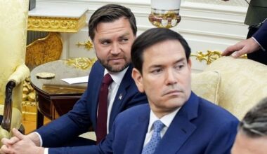 Marco Rubio isn’t gunning for the White House—at least not yet. The Secretary of State says he hopes his “close friend” JD Vance runs in 2028, and while he’s not closing the door completely. Photographer: Yuri Gripas/Abaca/Bloomberg