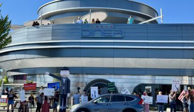 ‘A Monument to Corporate Greed:’ Elon Musk’s Tesla Diner Fuels Protests In L.A.