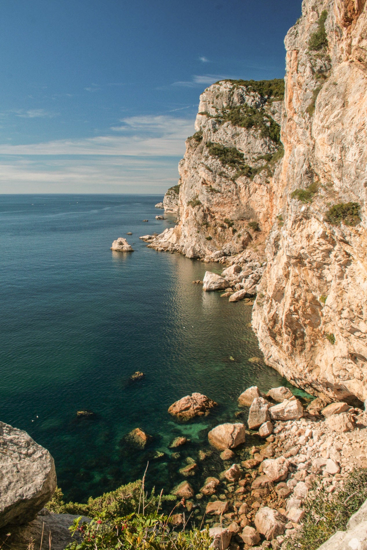 The Arrábida Natural Park in Portugal is home to dramatic scenery
