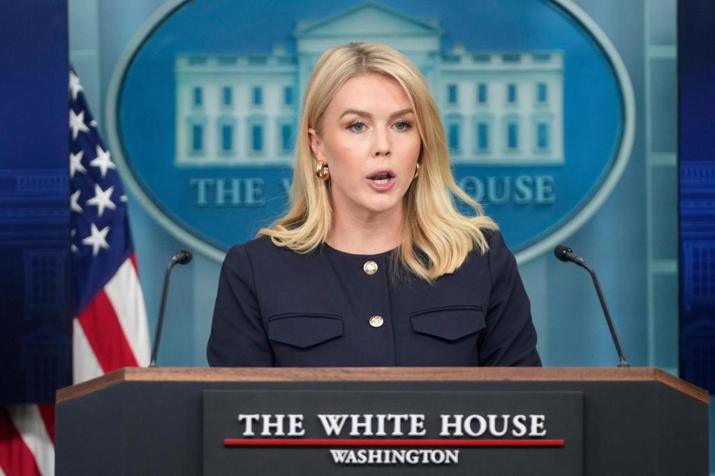 Karoline Leavitt emerges as feisty face of Trump White House