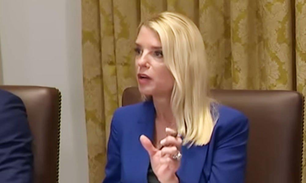 Pam Bondi Blames ‘System Glitch’ for Missing Minute in Epstein Jail Video, Says It Happens in ‘Every’ Epstein Recording
