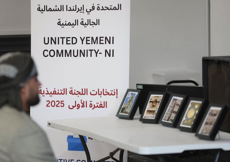 The First Annual General Meeting for the establishment of the United Yemeni Community  at City Church in Belfast on Monday.
PICTURE COLM LENAGHAN