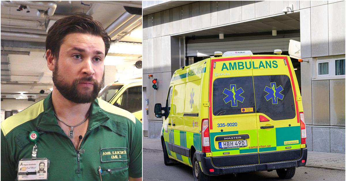 Bara en ambulans i Stockholm city: ”Måttet rågat”