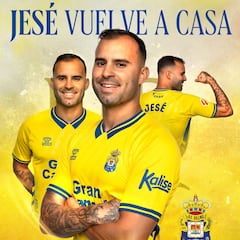 Jesé Rodríguez abre su tercera etapa en la UD Las Palmas