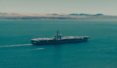 Photo of a US Naval Carrier
