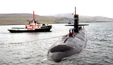 The Los Angeles class fast attack submarine USS Newport News made a historic visit to Iceland, marking the first time a nuclear-powered submarine made a visit to the island nation.
