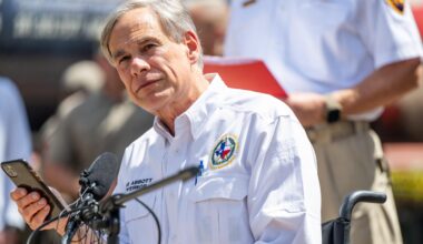 Greg Abbott rebukes question about "blame" as 161 missing after Texas flood
