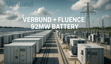 Fluence Secures 92MW Battery Storage Deal with VERBUND in Germany