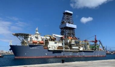 Valaris DS-9, chartered by ExxonMobil for the Pegasus campaign (Valaris file image)