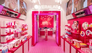 The new Veralab store in Rome.