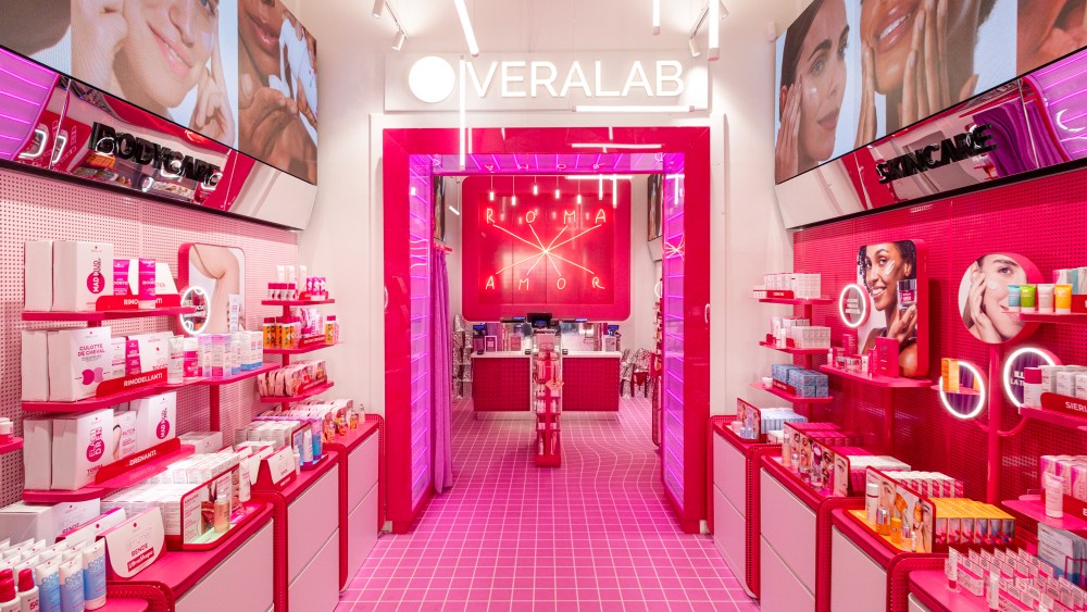 The new Veralab store in Rome.