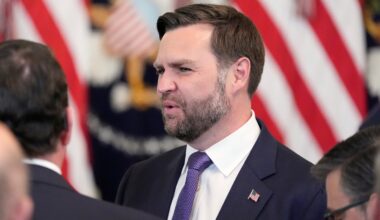 Vice President JD Vance in the East Room of the White House on July 18, 2025, in Washington.
