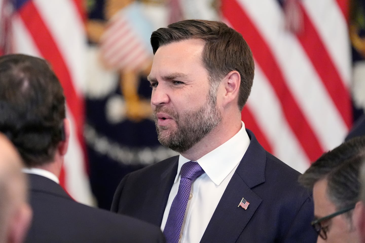 Vice President JD Vance in the East Room of the White House on July 18, 2025, in Washington.