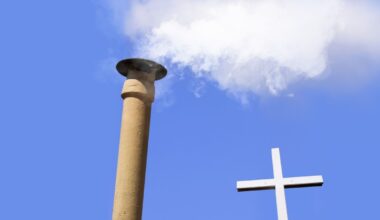 White smoke at the Sistine chapel
