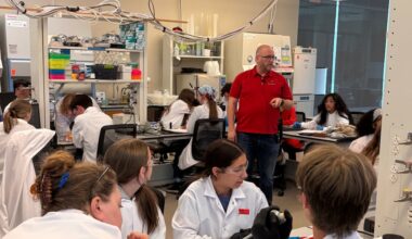 High school students experiment at UW-Madison Summer Science Camp