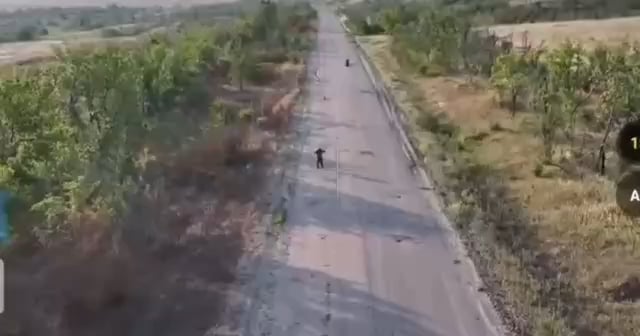 Russian soldier attempting to surrender was killed by his own side. After raising his hands and following Ukrainian drone, his commanders noticed and ordered artillery fire. When that failed, they launched "Molniya" UAV near Orikhiv, Zaporizhzhia Oblast