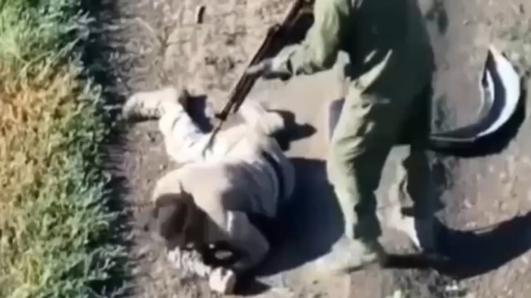 Zaporizhzhya, Ukraine July 14 2025. Russian soldier eliminates fellow comrade for trying to surrender
