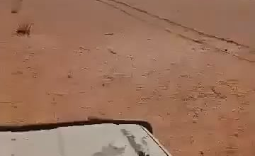 Sudanese army vehicle used to ram RSF vehicle, location unknown.