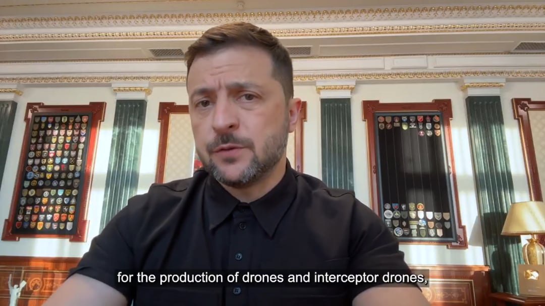 Zelenskyy announced that Ukraine will focus on drone-based air-defense and unmanned systems. Together with international partners the production of interceptor drones and strike UAVs will be increased. 07.07.2025