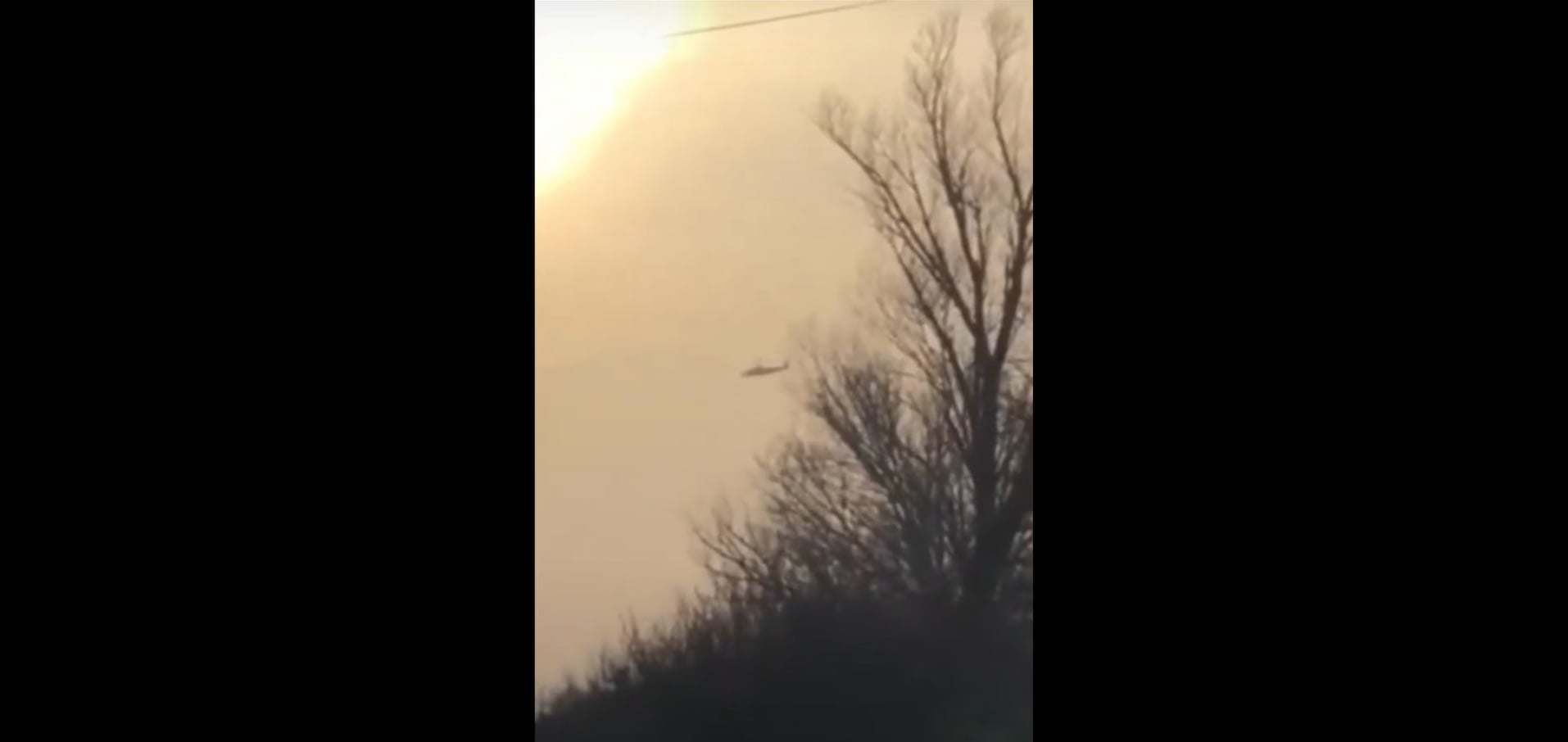 Russian Mi 28 get his tail blown off by Ukrainian MANPADS April 2022