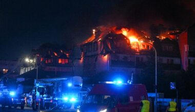 Massive fire devastates over 200 homes after ripping through Warsaw suburb