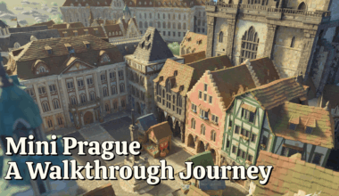 A Walkthrough Journey of a Prague-Inspired Town in Tiny Glade(PC Game)