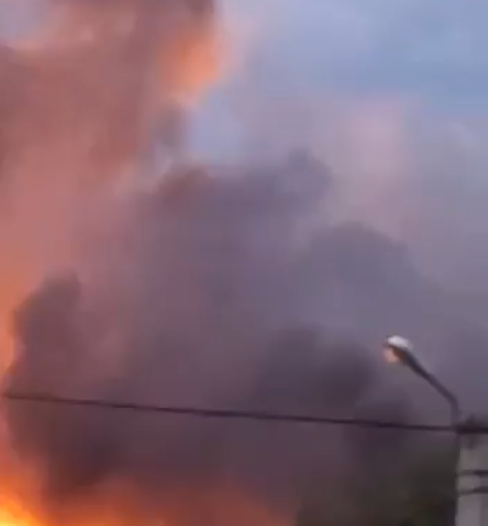 Multiple Russian Geran-2 kamikaze drones hit the Ukrainian city of Kharkiv this afternoon.
