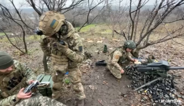 Signum Battalion using DJI Mavic 3 to adjust MK-19 grenade launcher fire to devastating effect on Wagner human wave attack on the outskirts of Bakhmut [01.2023]