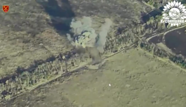 Russian observation post destroyed by AASM HAMMER aerial bombs dropped by Ukrainian Aviation. Southern front. 25.07.2025